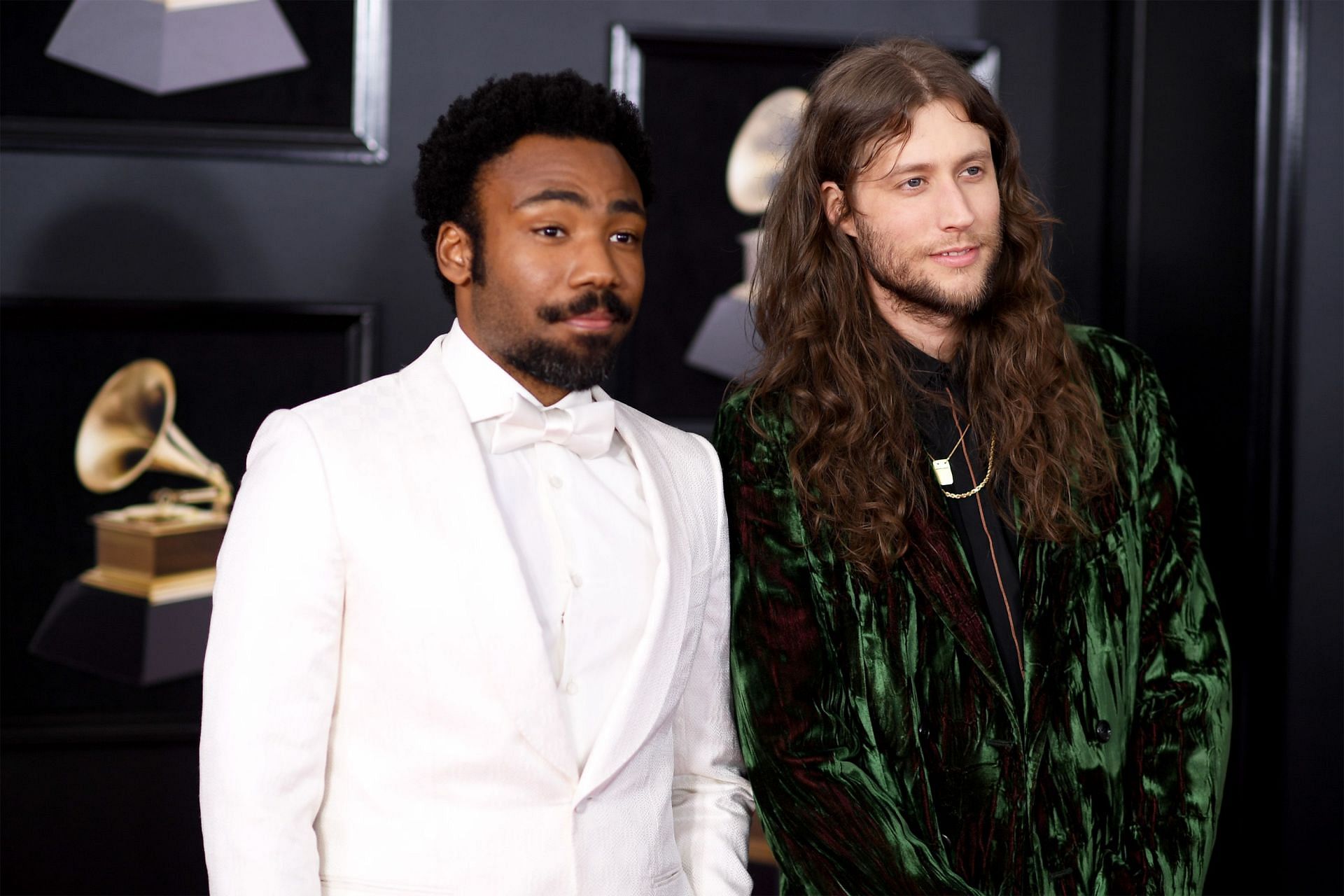 Ludwig Göransson and Donald Glover at the 60th Annual GRAMMY Awards - Red Carpet - Source: Getty